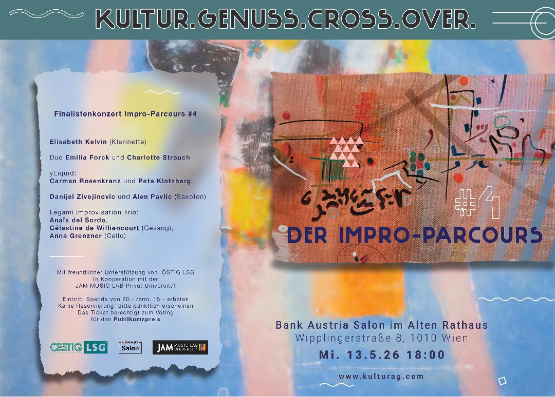 Impro-Parcours #4 Finalistenkonzert in Wien Plakat