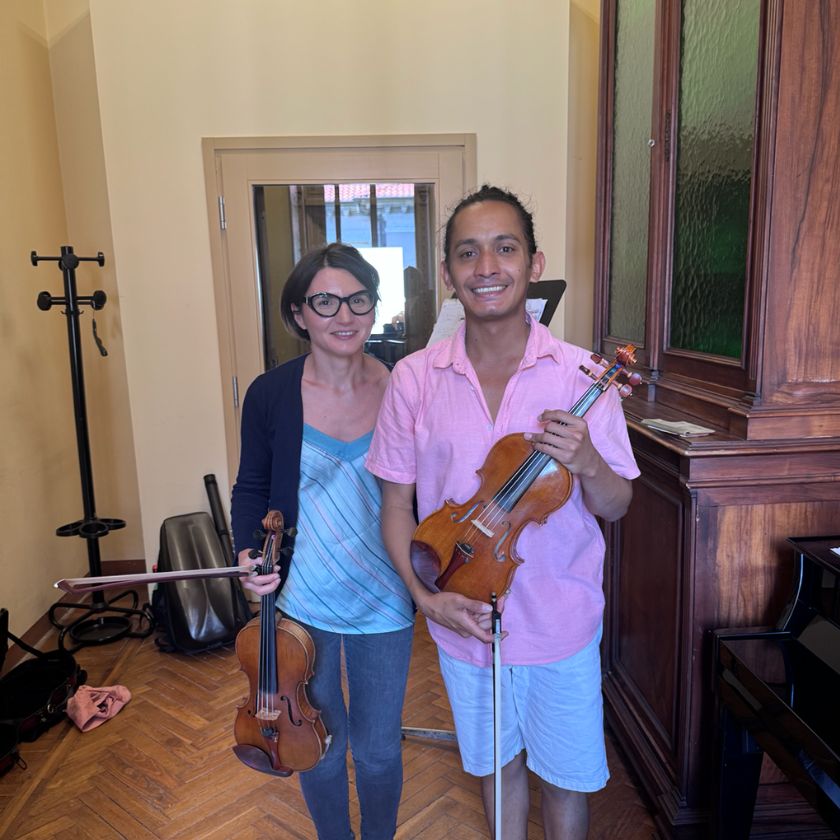 Geigenstudent von Friedrich Gulda School of Music