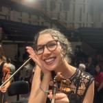 Gulda Student Sonia Ciaroni with Erasmus+ Orchestra